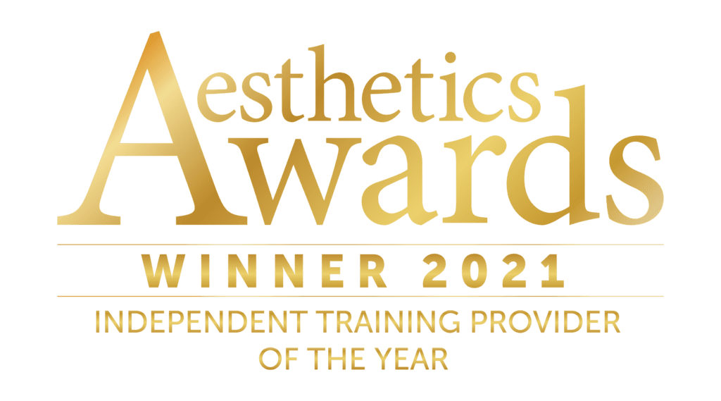 Aesthetics Awards 2021 Winners Logo for Independent Aesthetics Training Provider of the Year