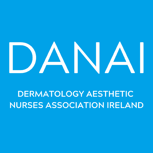 DANAI logo blue background