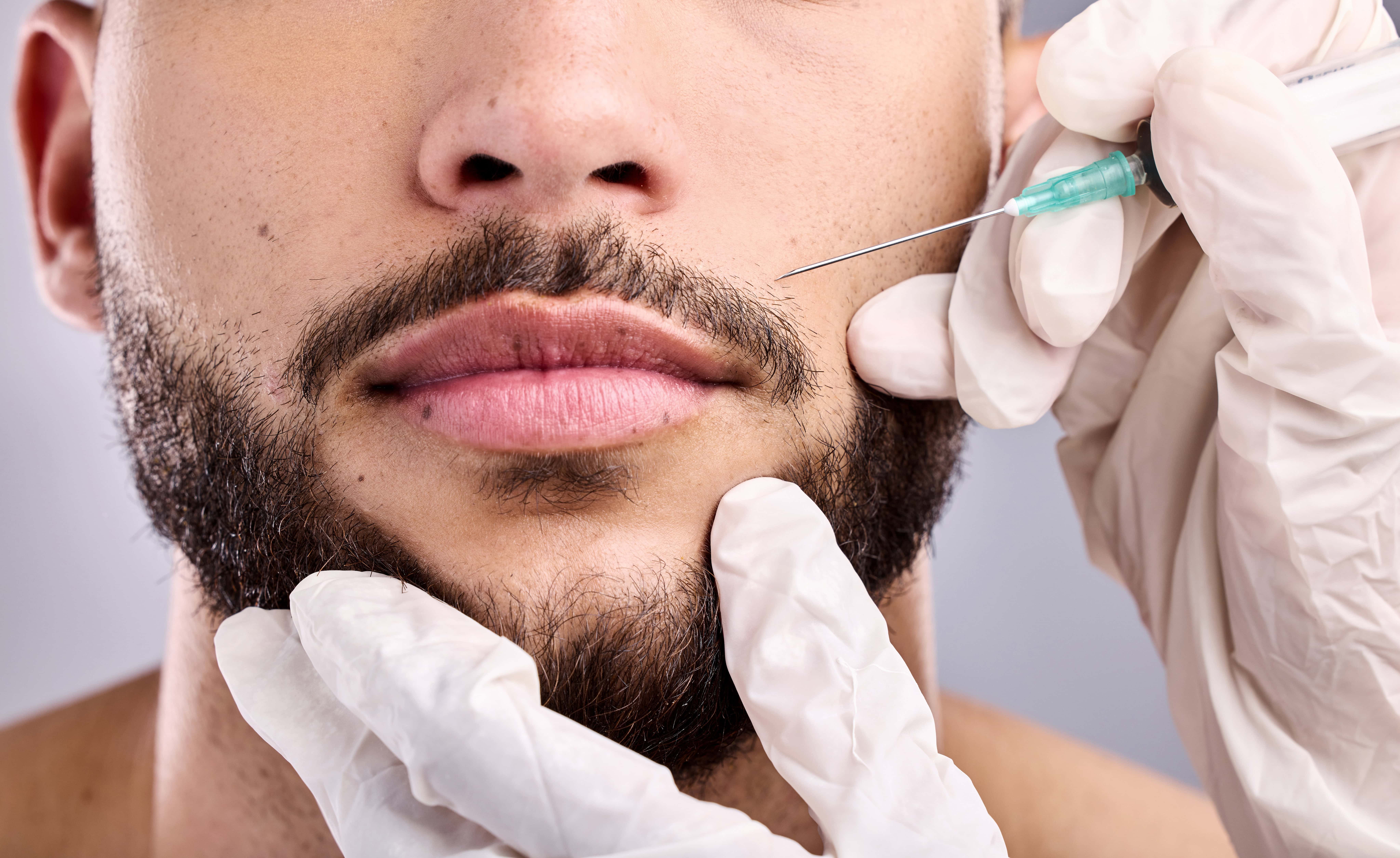 Close up image on Lip filler training